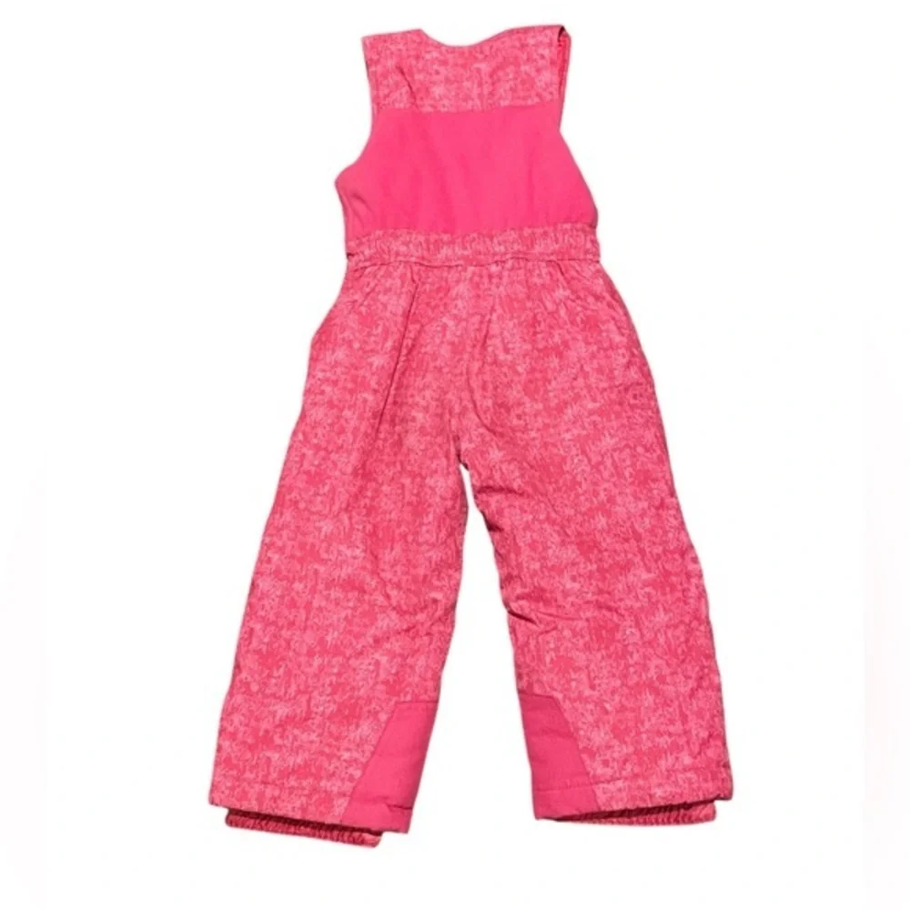 4T Pink Snow Pants Bibs Overalls 32 Degree Weatherproof Kids Girls Ski